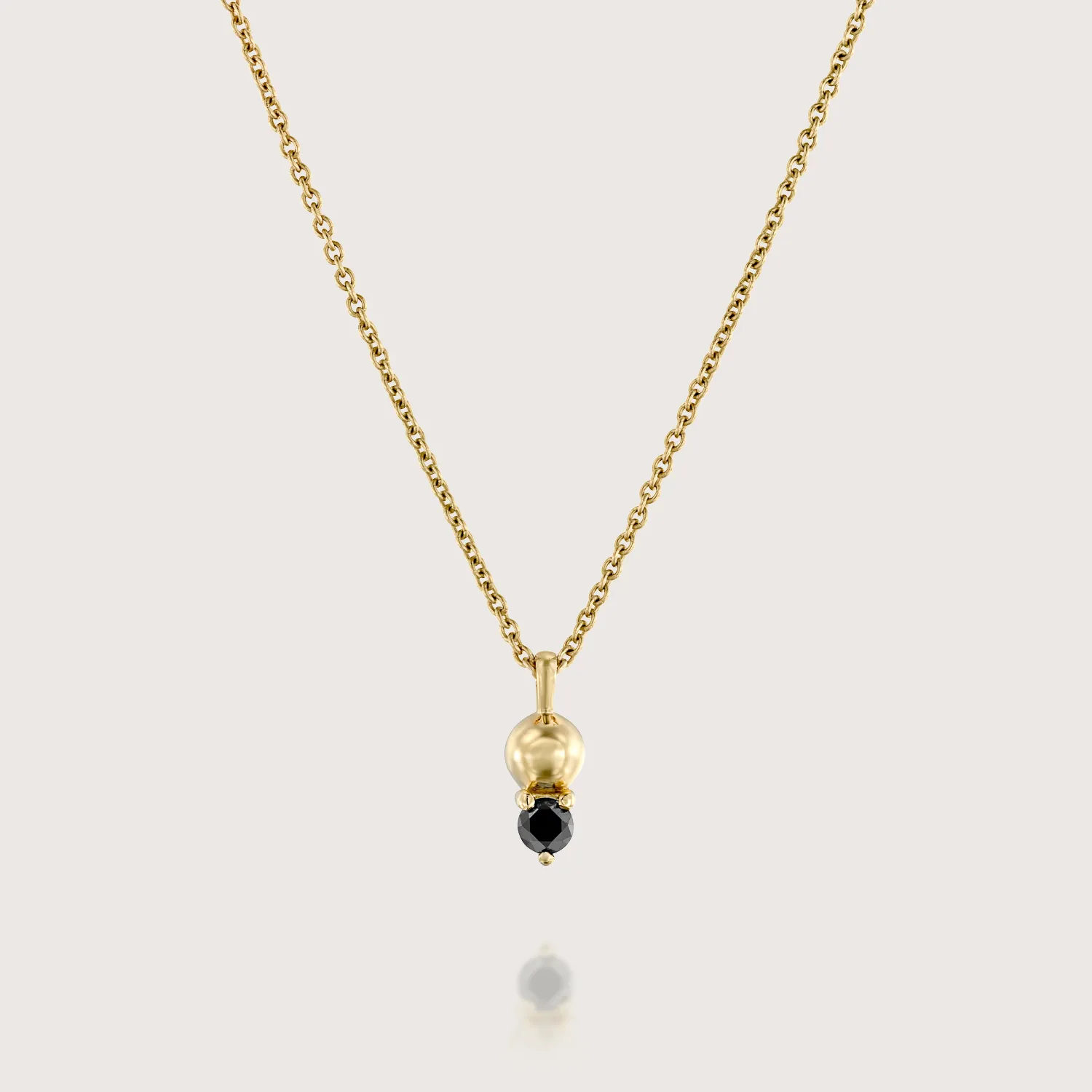 Marie Necklace Black Diamond