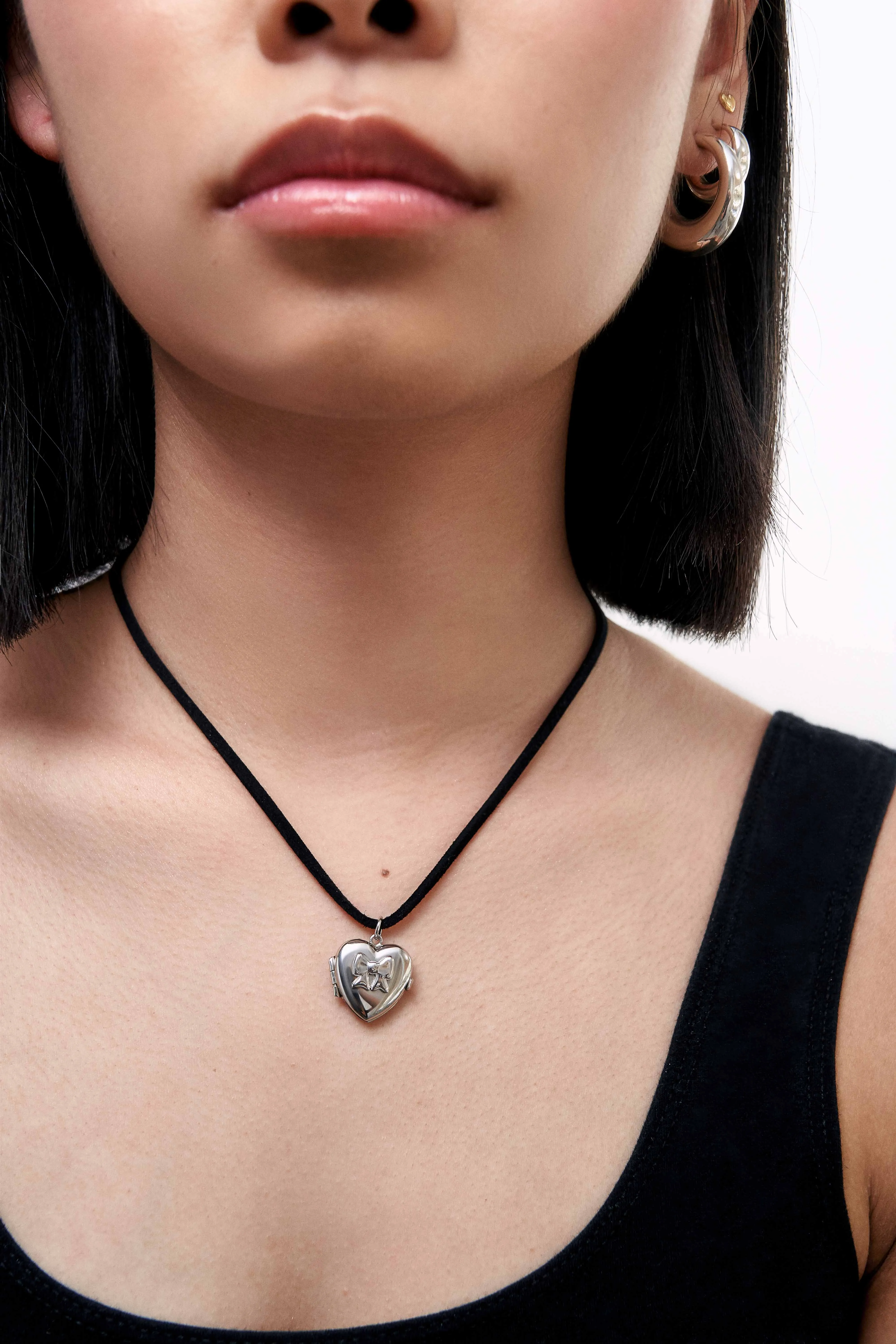 Mi Amor Silver Locket