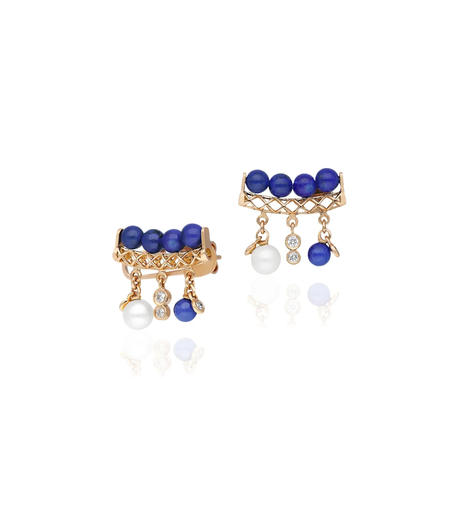 Mira lapis earrings