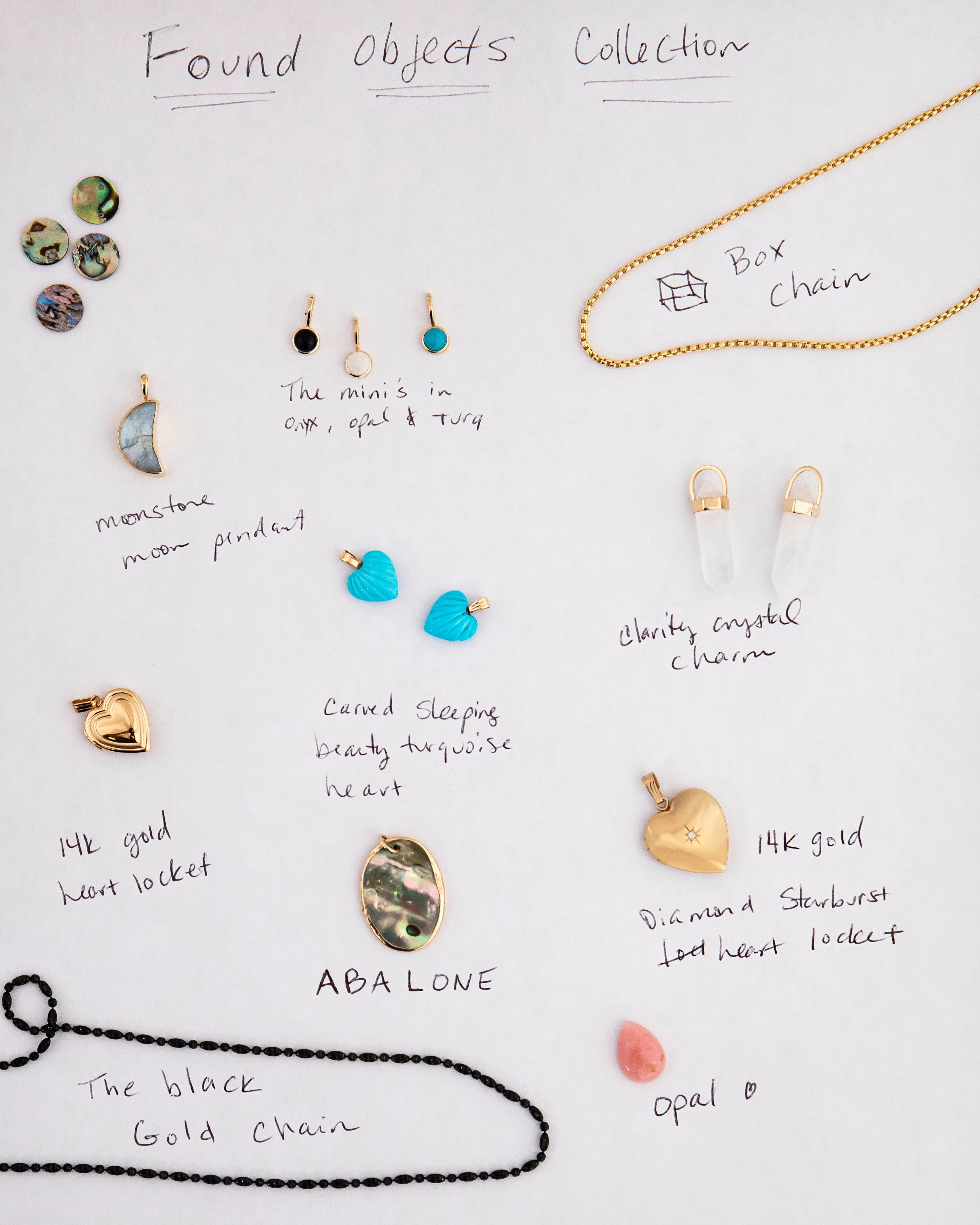Moonstone Crescent Charm