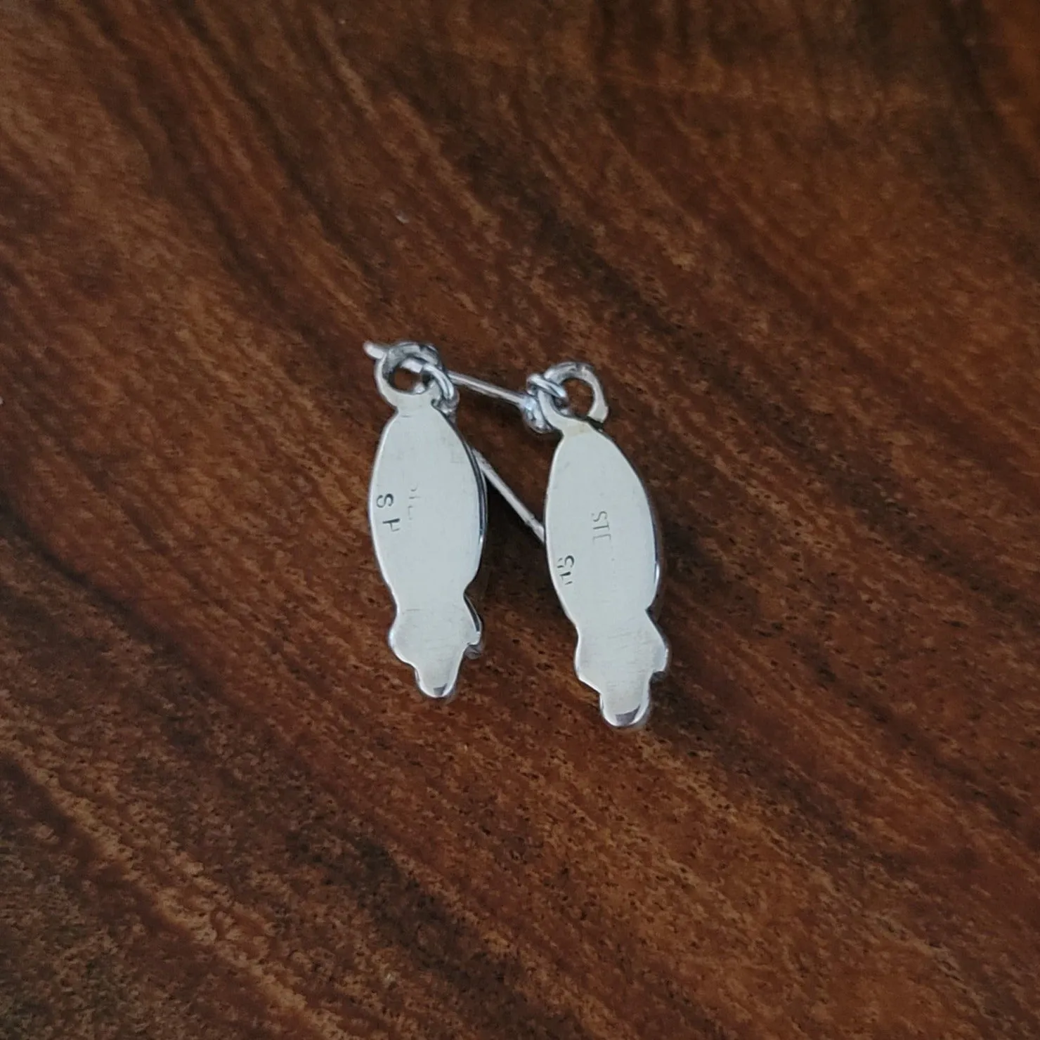 Native American Made Lapis Post Earrings BB-ERN-0043