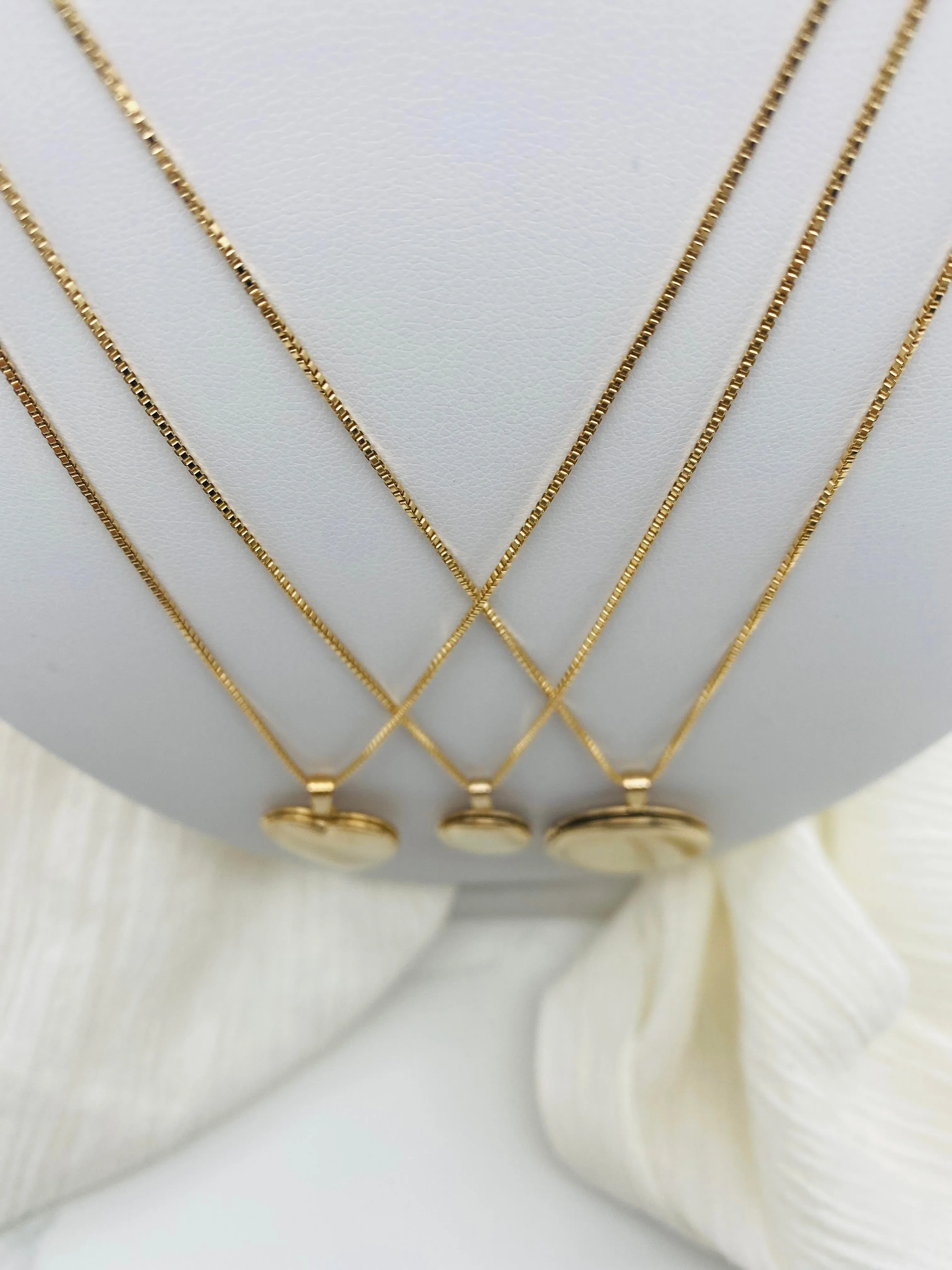 Oval Locket Necklace