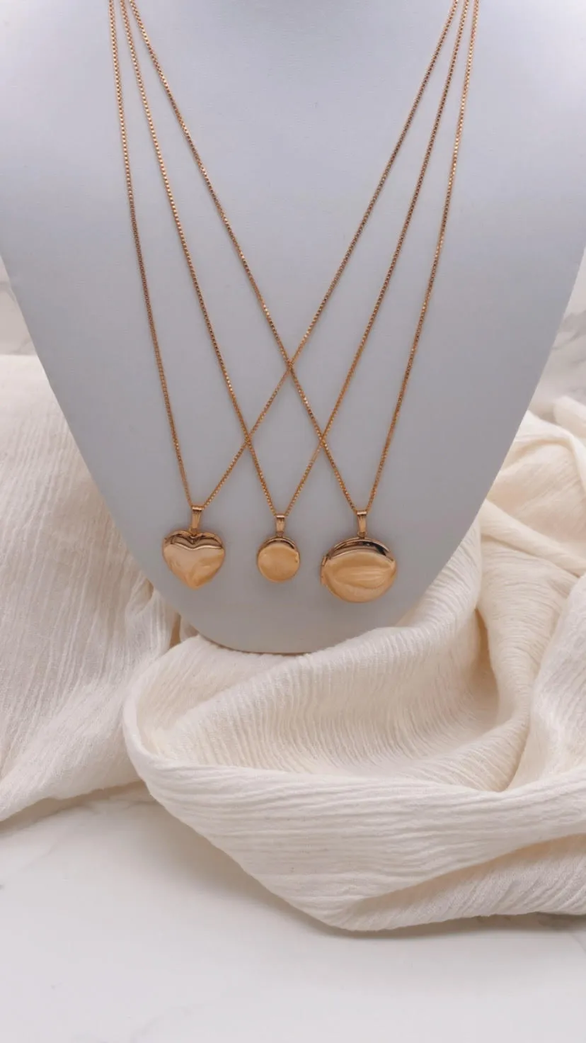 Oval Locket Necklace