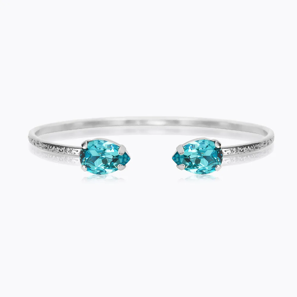 Petite Drop Bracelet / Aquamarine