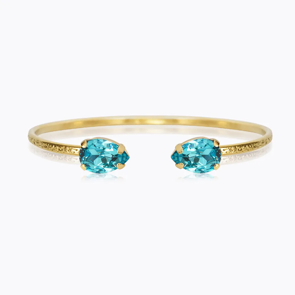 Petite Drop Bracelet / Aquamarine