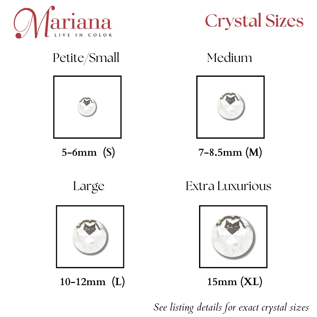 Petite Marquise Bracelet in "Vineyard Veranda" - Rhodium