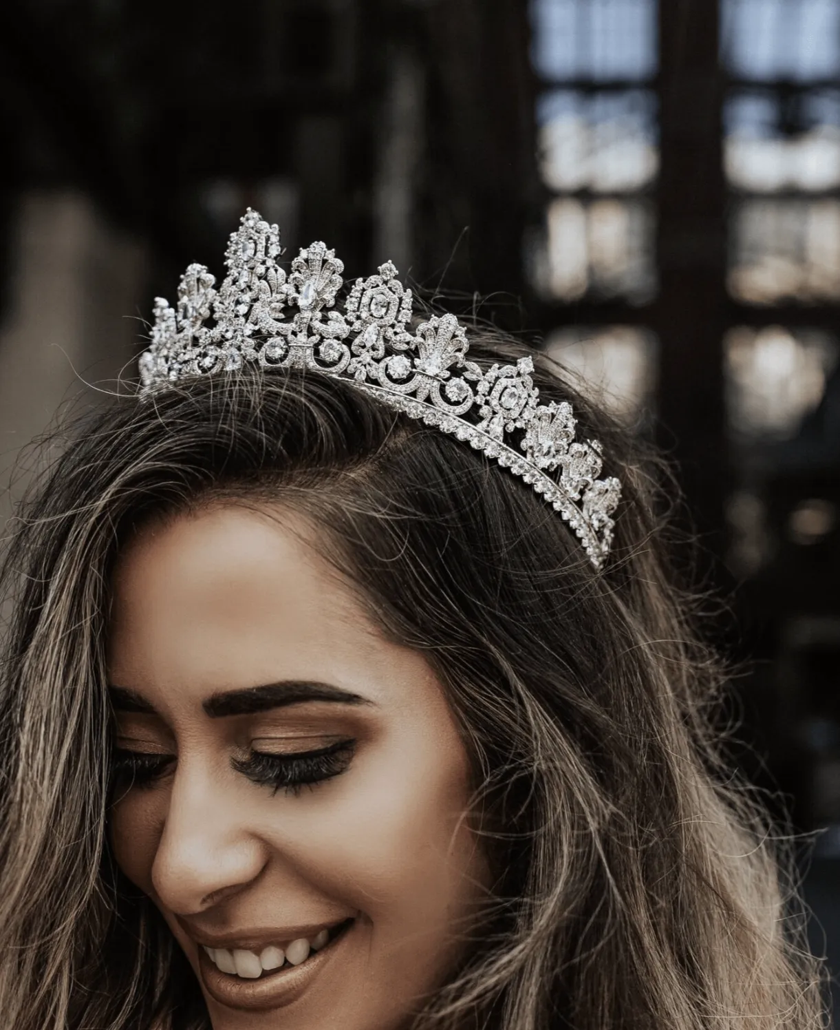 Petite PERSEPHONE Royal Bridal Crown