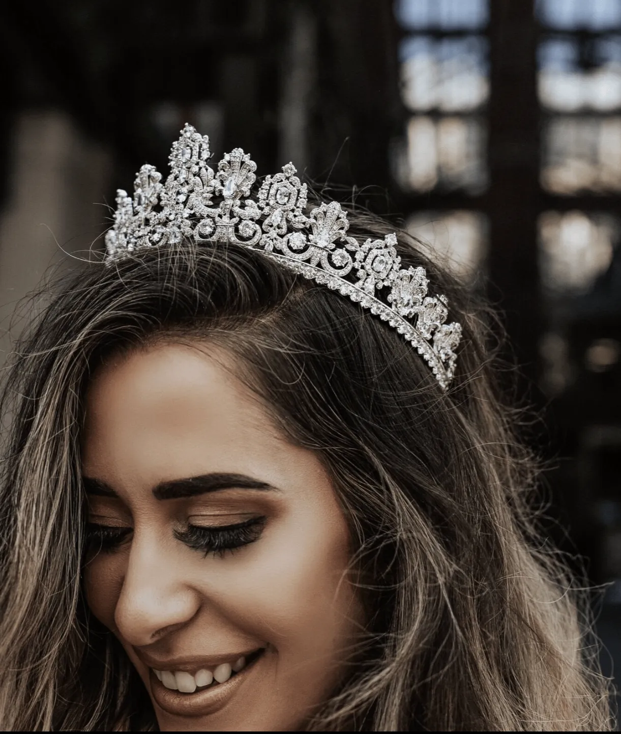 Petite PERSEPHONE Royal Bridal Crown