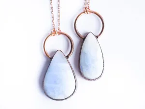 Rainbow Moonstone necklace | Moonstone Necklace