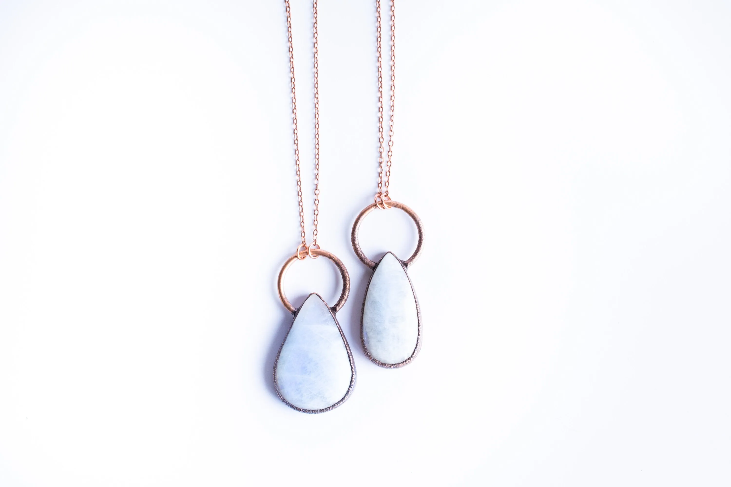 Rainbow Moonstone necklace | Moonstone Necklace
