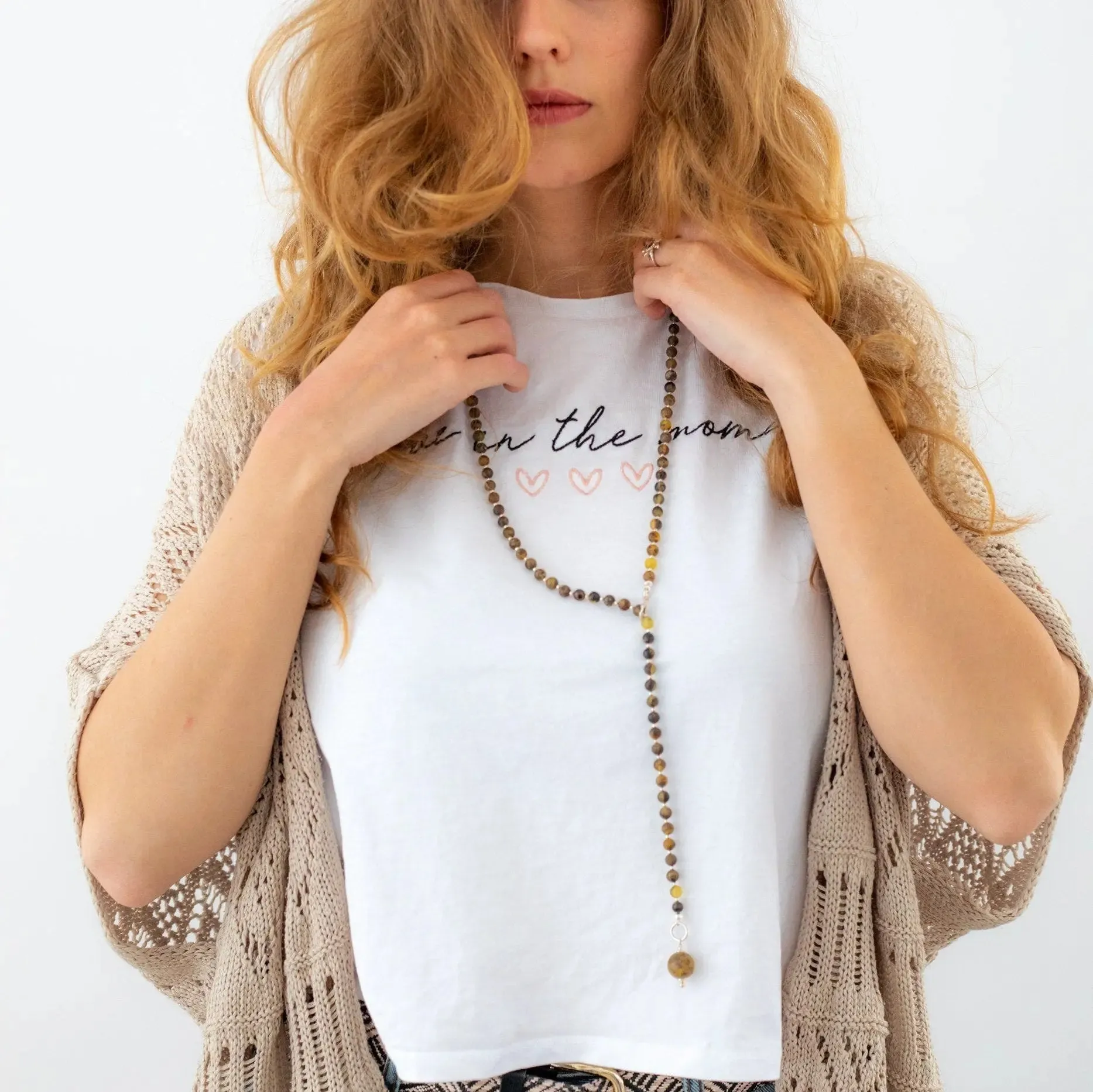 RAW Amber Sphere Bead Multi-Wear Accessory