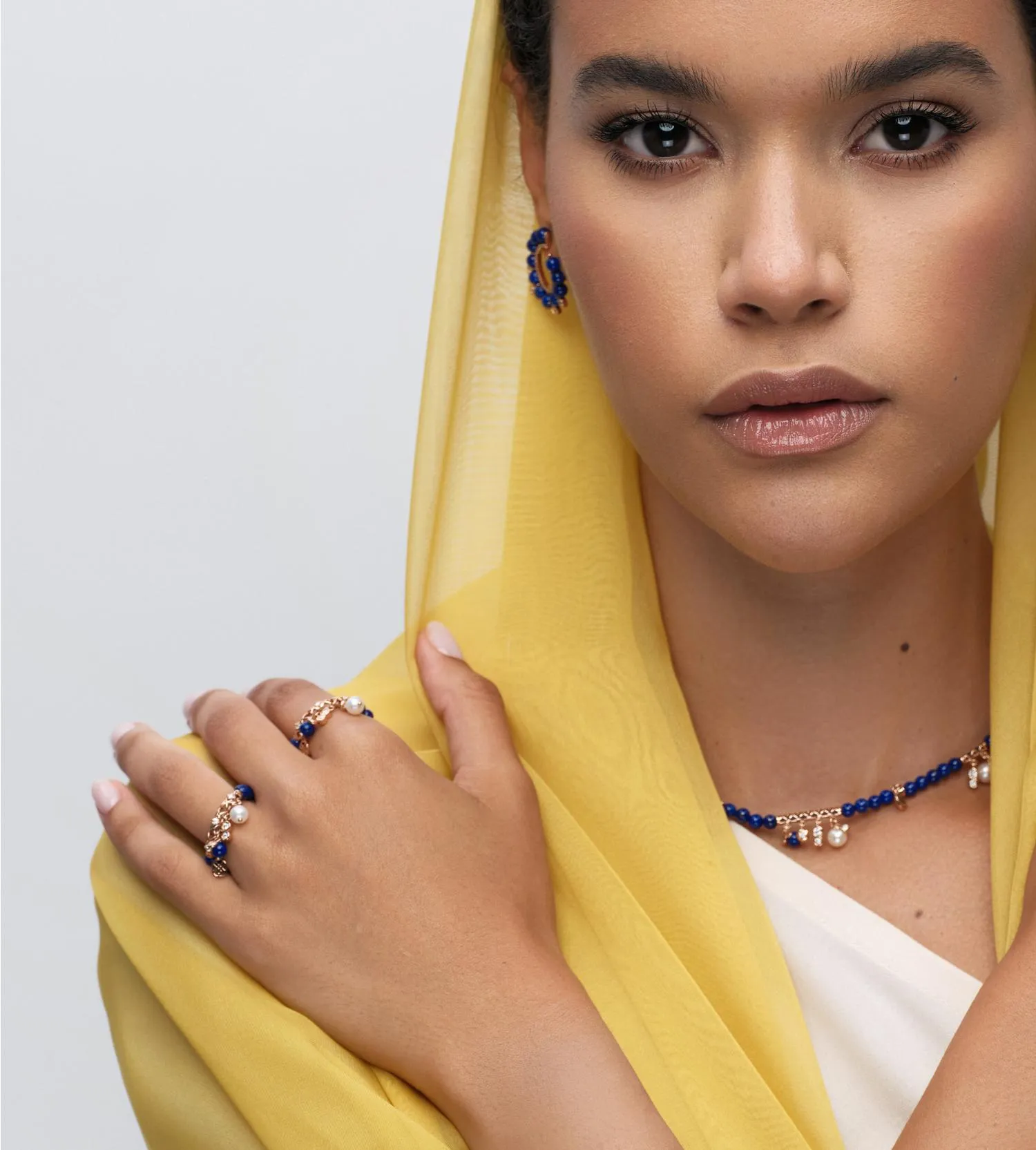 Revolve lapis earrings