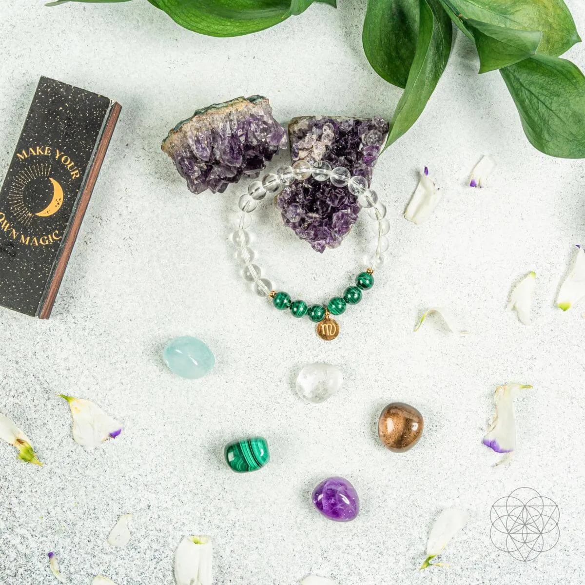 Scorpio Bracelet and Crystals Set