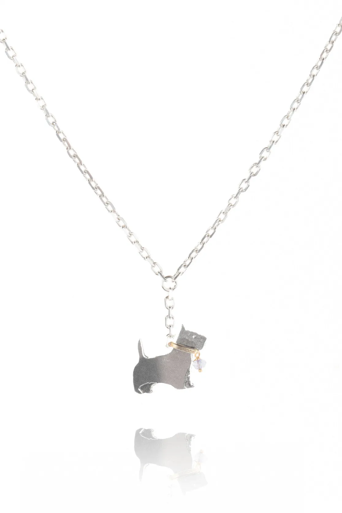 Scottie On A Lead Necklace