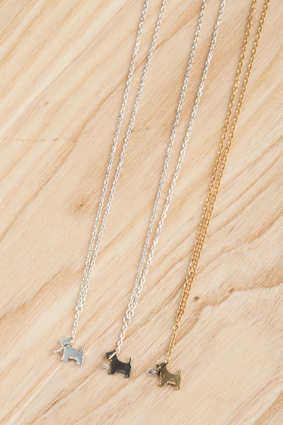 Scottie On A Lead Necklace