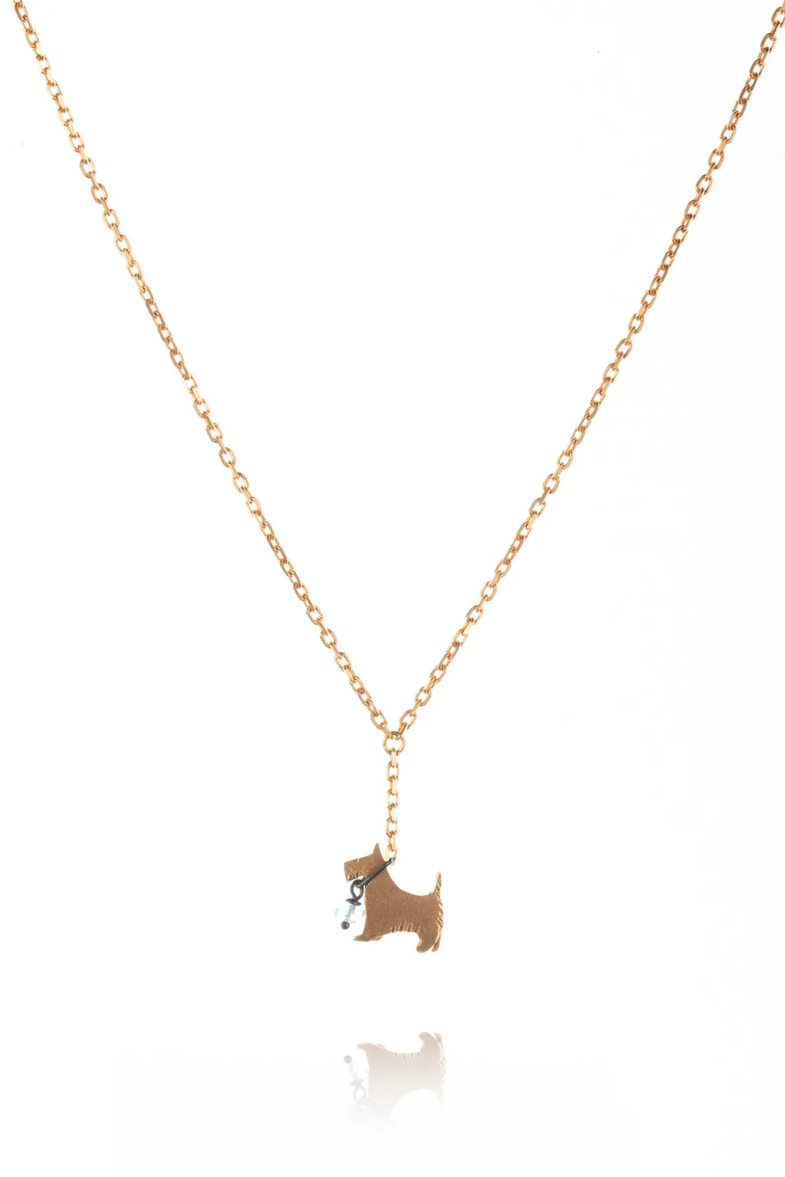 Scottie On A Lead Necklace