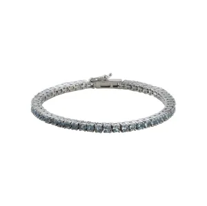 Shimmer Aquamarine Tennis Bracelet