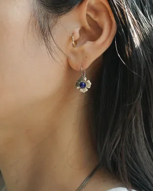 Silver x Lapis Lazuli Earrings