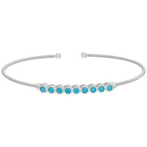 Simulated Turquoise Bracelet