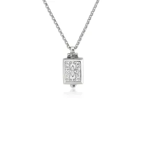Small Engraved Rectangle Locket