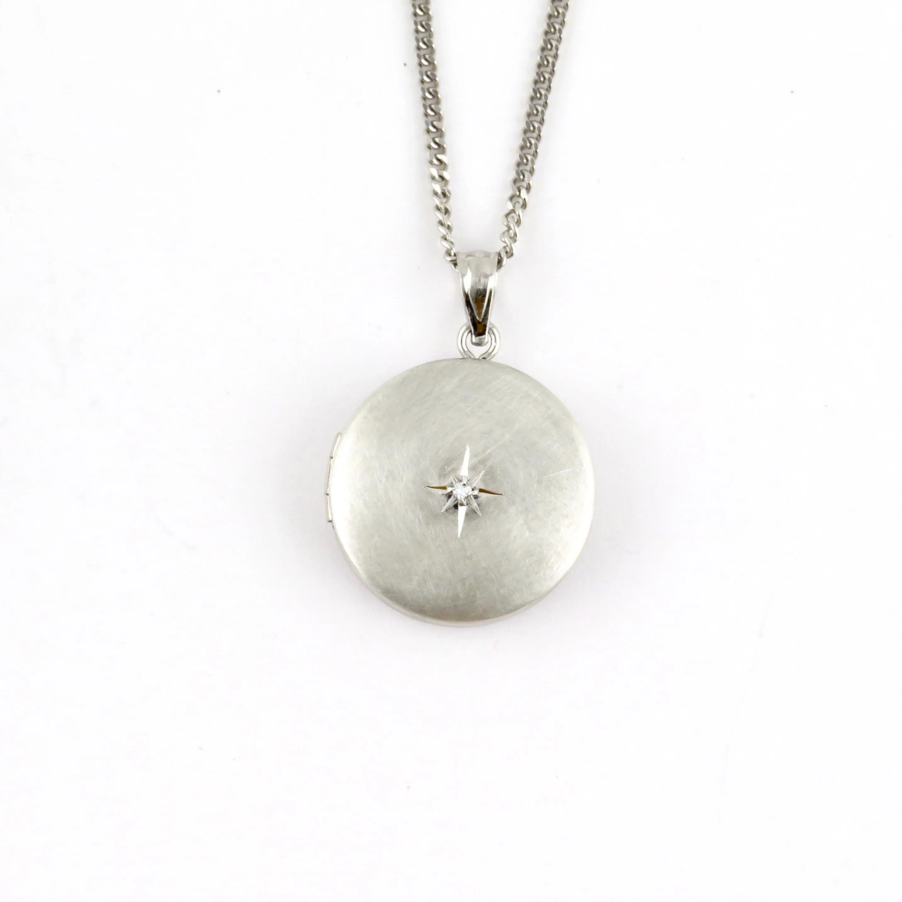 Sterling Silver Locket Necklace