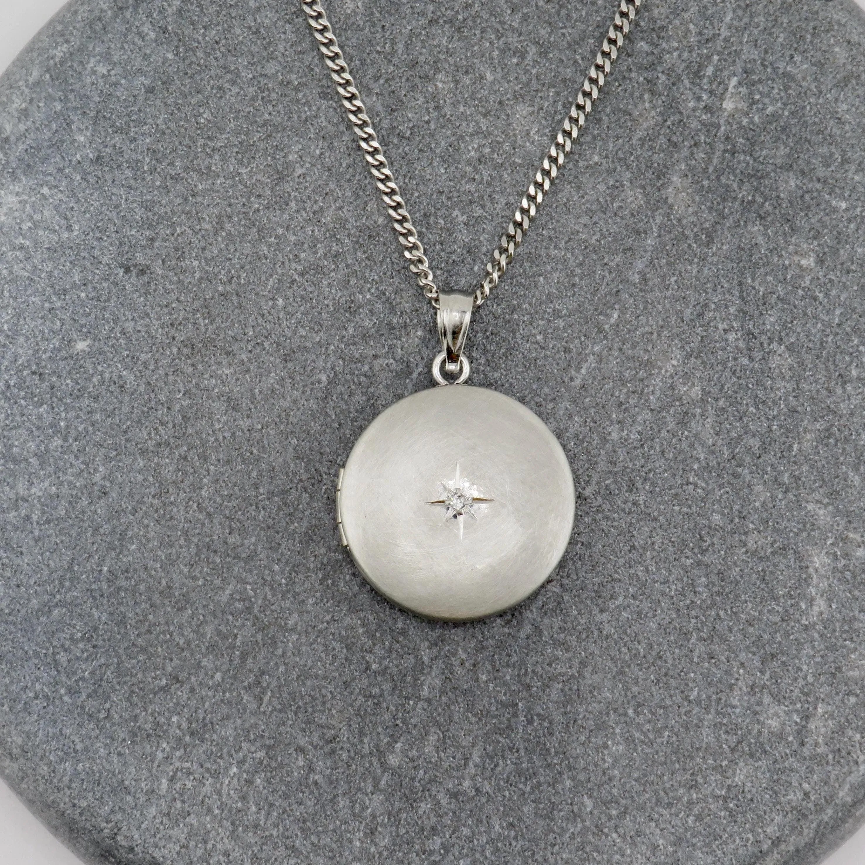 Sterling Silver Locket Necklace