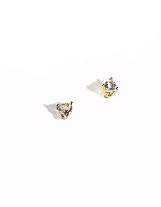 Tarin Thomas White Topaz Tyler Earrings