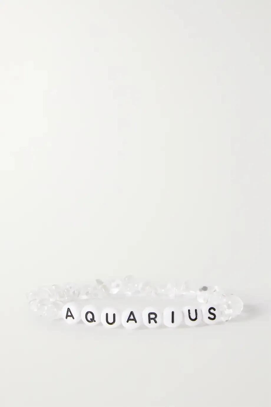 TBALANCE CRYSTALS AQUARIUS CLEAR QUARTZ BRACELET