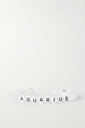 TBALANCE CRYSTALS AQUARIUS CLEAR QUARTZ BRACELET