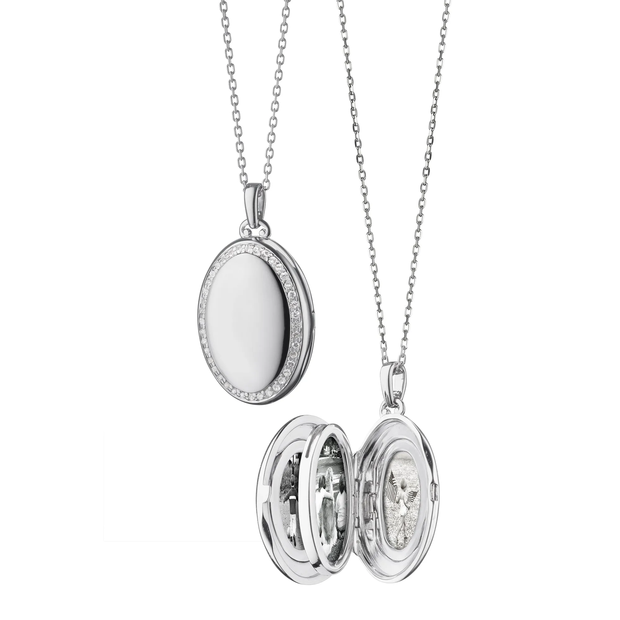 The Four Image "Midi" Sapphire Locket