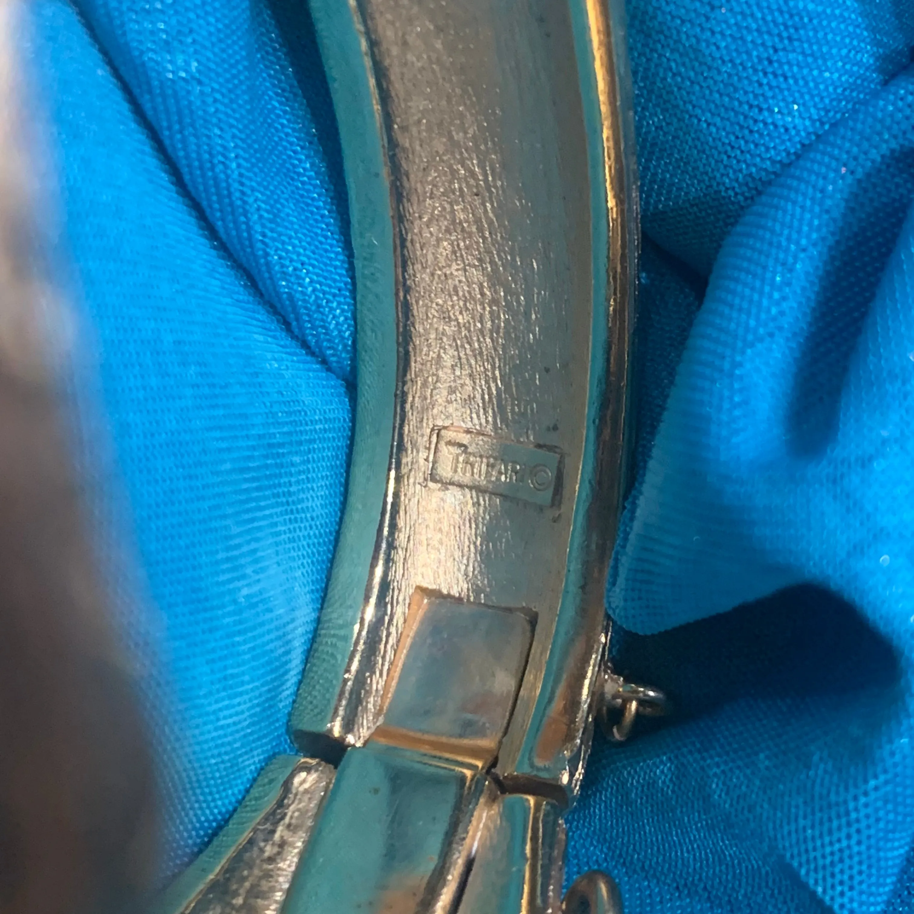 Trifari Turquoise Jewels of India bangle