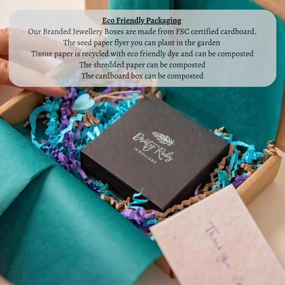 Two Stacking Bracelet Set with aquamarine, March Birthstone