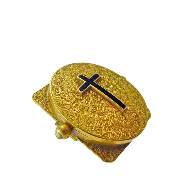 Victorian 15ct Mourning Locket Brooch