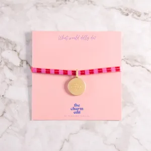 What Would Dolly Do? Charm Tie Bracelet