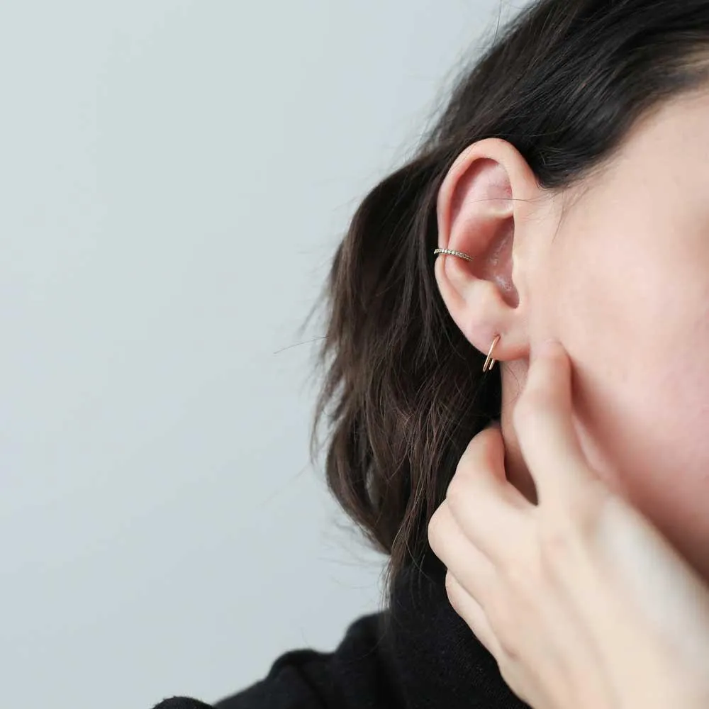 Whisper Open Hoop Earrings